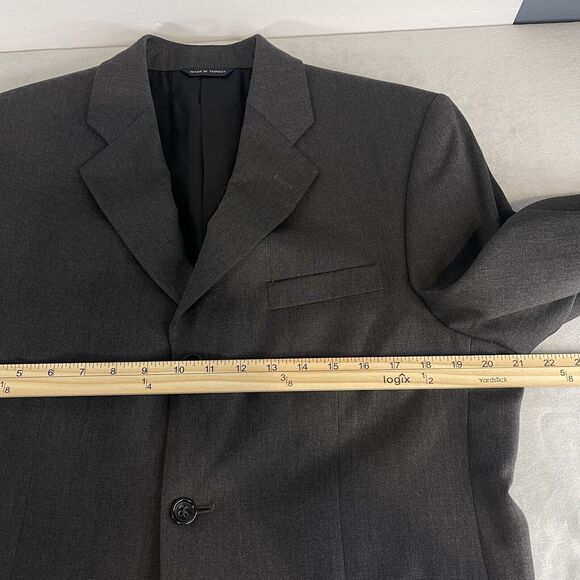 Banana Republic Modern Jacket Men's Sz 40R Black Wool Suit Business Professional - Picture 9 of 12